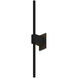 Z-Bar LED 24 inch Matte black Wall Sconce Wall Light, Center Mount